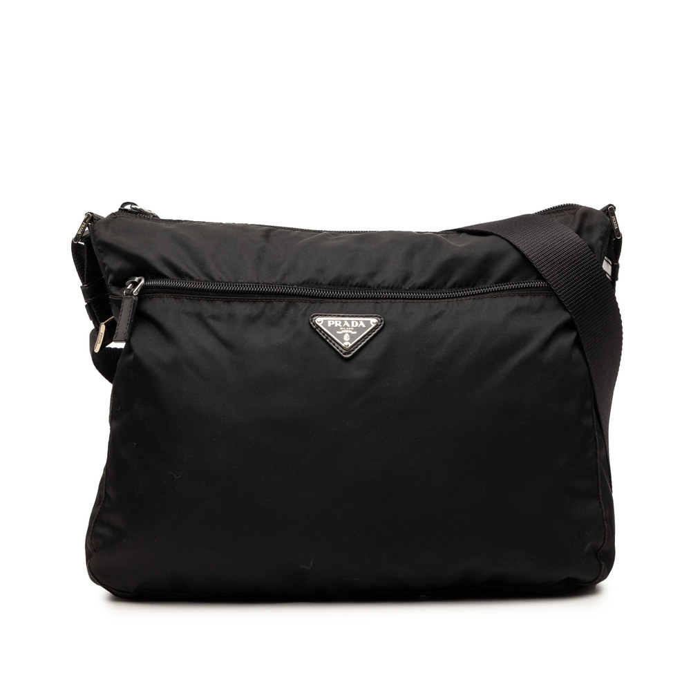 Pre-Loved Prada Tessuto Zip Top Crossbody - Picture 1 of 6